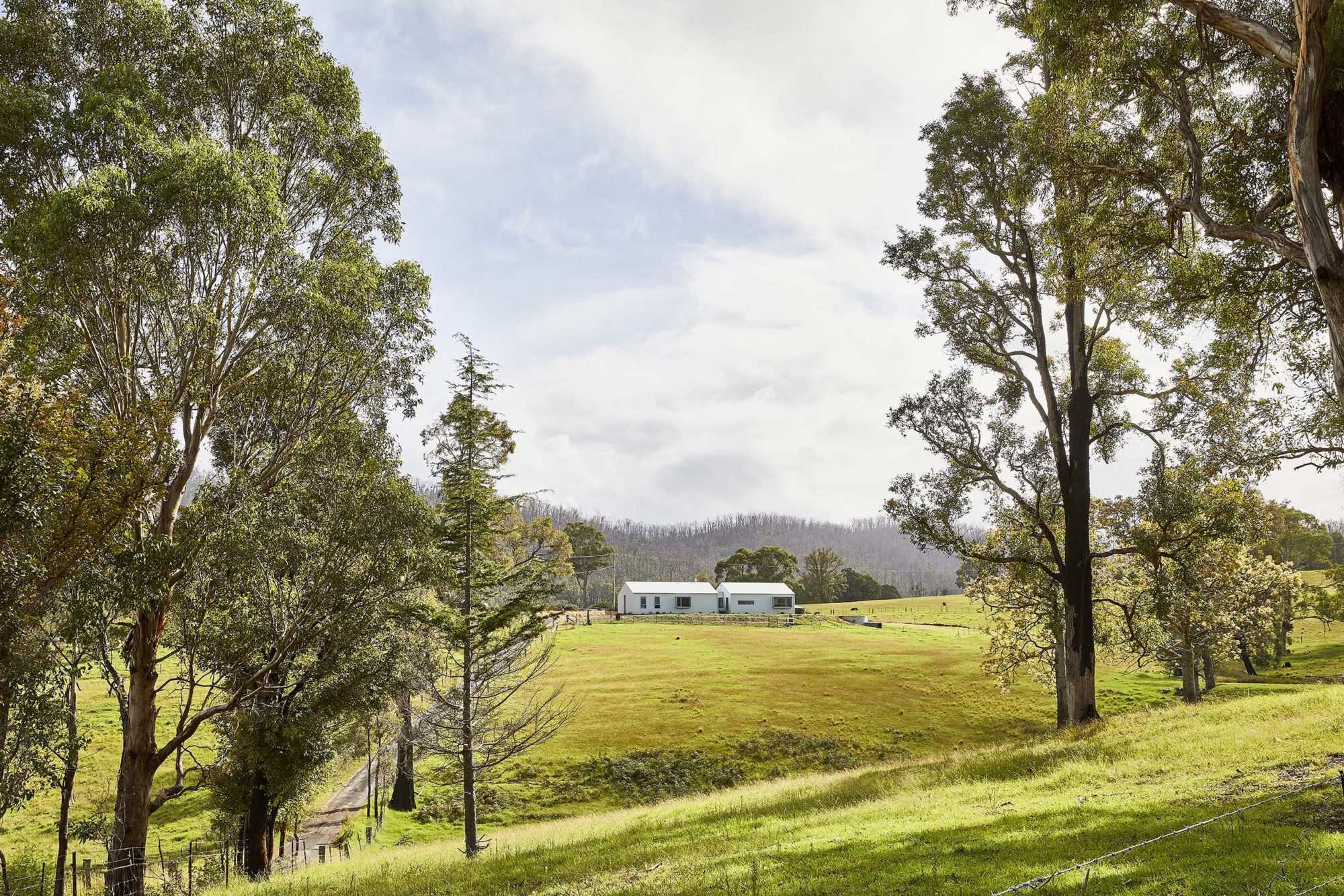 Building amongst the rolling hills of the Australian country side
